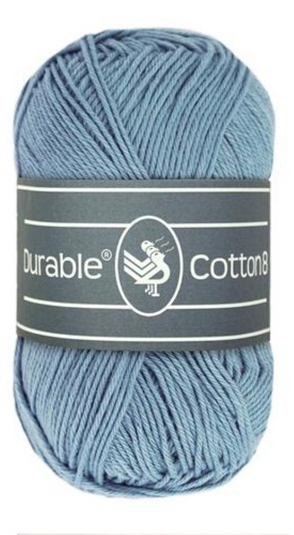 Durable cotton 8, katoenen breigaren/haakgaren, 50 gram, 289 Blue Grey kopen?