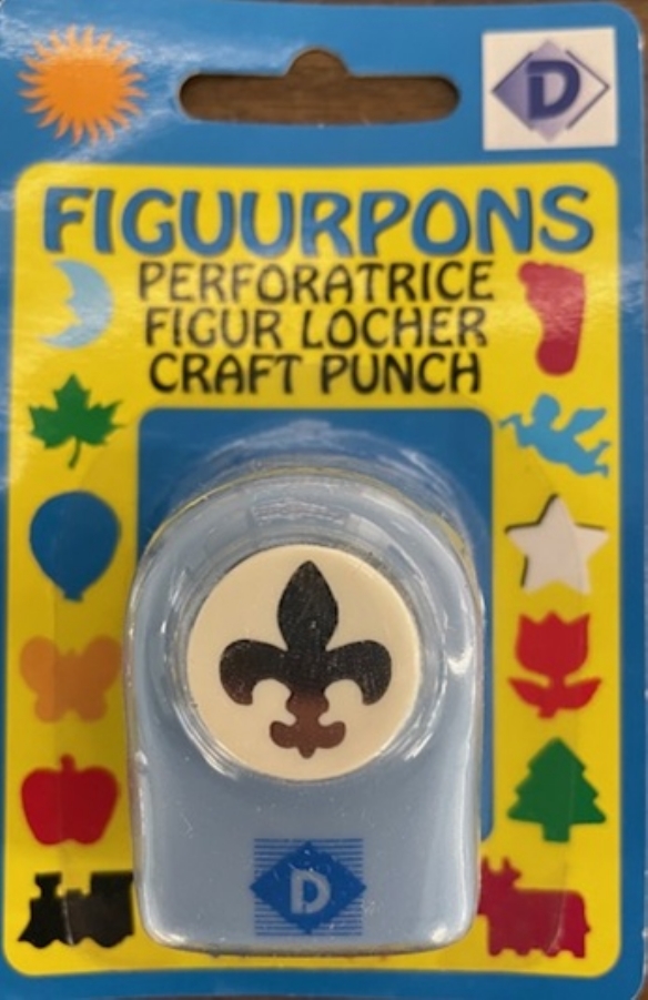 OUTLET Figuurponsje / papierponsje, 16mm, Franse lelie kopen?