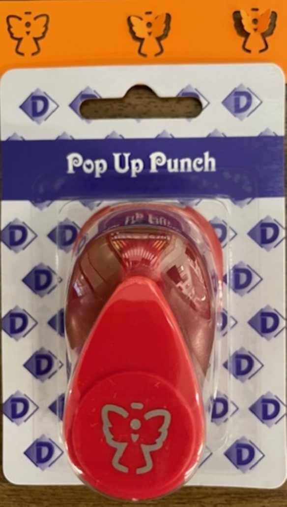 OUTLET Pop up figuurpons / papierpons, 3D, 16mm, engel kopen?