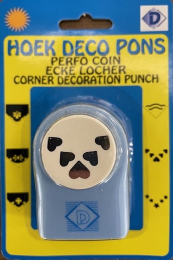 OUTLET Hoekpons 5 hartjes, 38mm kopen?