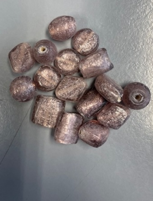 OUTLET Glaskralen mix, 25 gram, lila kopen?