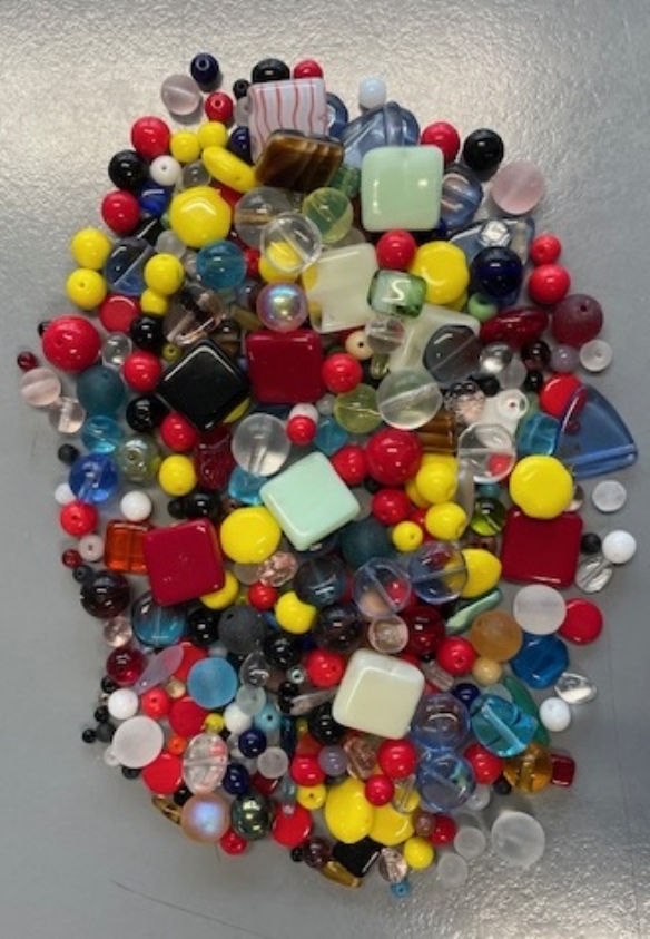 OUTLET glaskralen, mix, 200 gram, assortiment kopen?