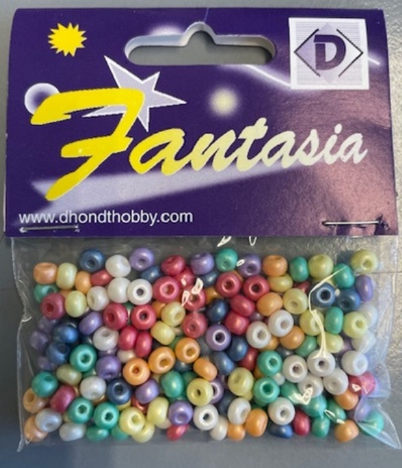 OUTLET Glazen kraaltjes/borduurkraaltjes/rocailles opaak, 5 mm, 25 gram, pastelmix kopen?