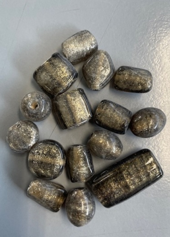 OUTLET Glaskralen mix, 25 gram, brons kopen?