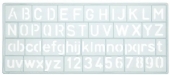 Lettersjabloon 10 mm kopen?