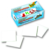 Memorykaarten van blanko wit karton, 6x6cm 60 stuks