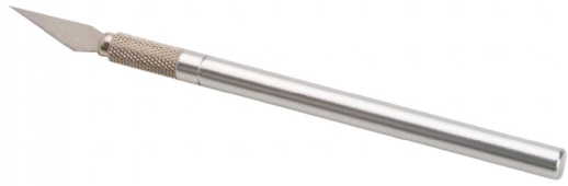 Aluminium ontwerpmesje/hobbymesje, 120 mm, inclusief 5 reservemesjes kopen?