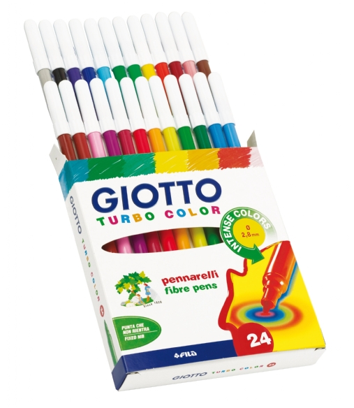 Giotto turbo color viltstiften, assortiment 24st kopen?