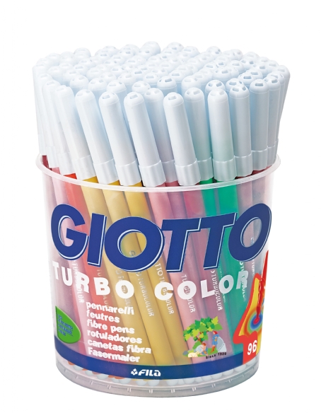 Giotto turbo color viltstiften, assortiment 96st kopen?