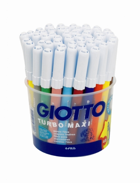 Giotto turbo color maxi viltstiften, assortiment 48 st kopen?