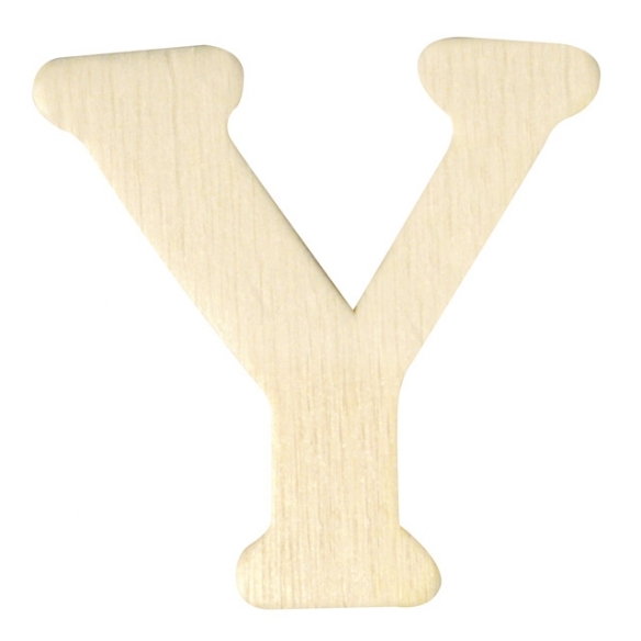 Houten letter, hoogte 4 cm, dikte 2 mm, Y kopen?