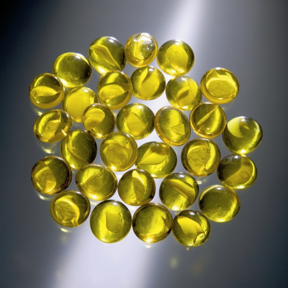 Glasnuggets, 17-20mm, 100 gram, 20-25 stuk,  geel kopen?