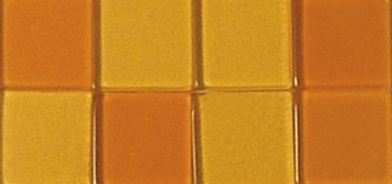 Acrylmozaiek transparant, 50 gram, 10x10mm, oranjetinten kopen?