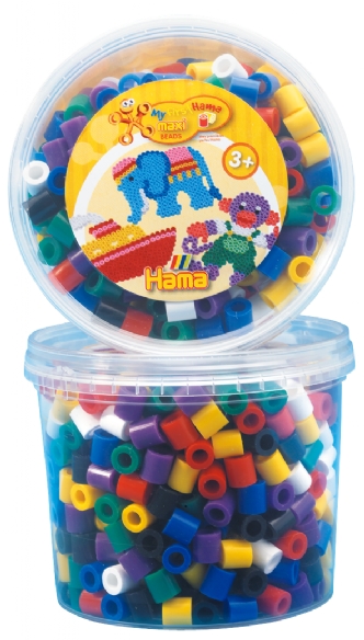 Hama maxi strijkkralen, 600 st, assortiment 10 heldere kleuren kopen?