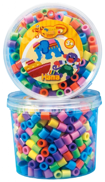 Hama maxi strijkkralen, 600 st, assortiment 6 pastelkleuren kopen?