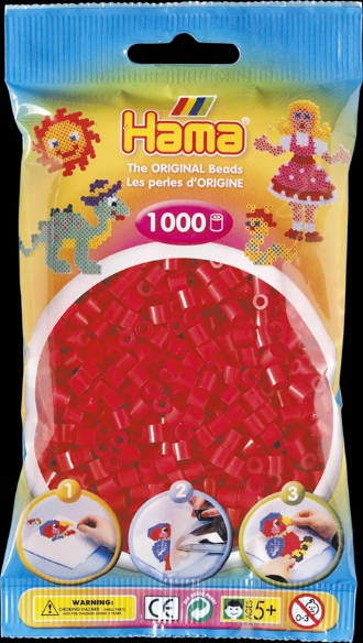 Hama midi strijkkralen, 1000 st, midi rood kopen?