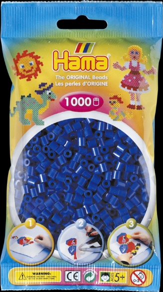 Hama midi strijkkralen, 1000 st, midi donkerblauw kopen?