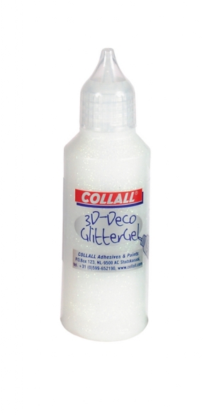 Colorall 3-D glittergel/glitterlijm deco, 50 ml, iriswit kopen?