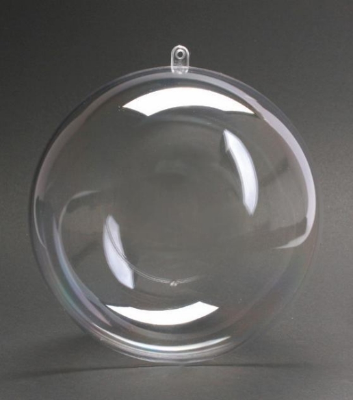 Transparante ballen/acrylballen, 2-delig, 5 stuks, 6 cm kopen?