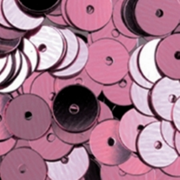 Pailletten/lovertjes, 6 mm, 1000 stuks, roze