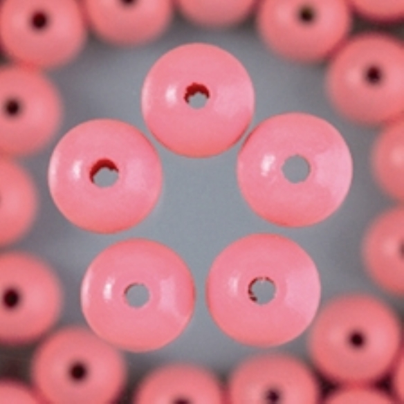 Houten kralen, rond, 8 mm, 80 stuks, roze