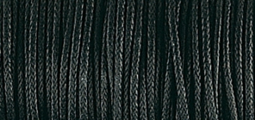 Katoenen waskoord/waxkoord, 1 mm, 50 meter, zwart