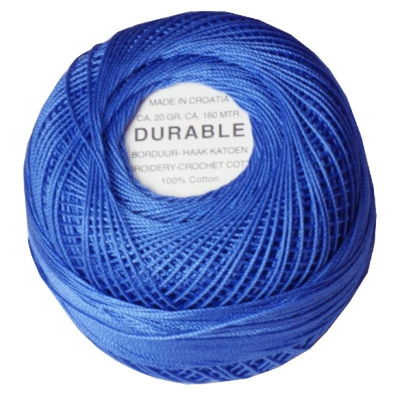 Durable borduurkatoen/haakkatoen, 20 gram, blauw kopen?