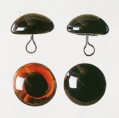 Glazen dierenogen 10 st zwart 12 mm