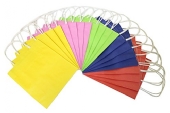 Papieren tasjes 12.5x15cm 20st assortiment