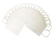 Papieren tasjes 24x31cm 20st wit