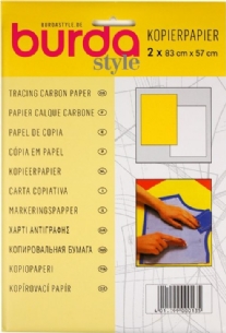 Burda kopieerpapier carbonpapier 57x83 cm wit-geel a 1 vel