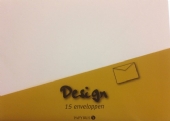 Enveloppen 11.4x16.2cm 15st ivoor