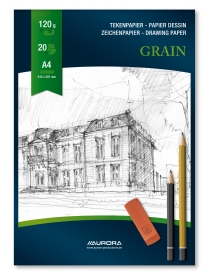 Tekenblok, wit, 120gr, 20 vel, A4