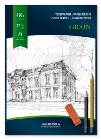 Tekenblok, wit, 120gr, 20 vel, A3