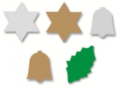 Plakfiguren assortiment kerst, 1000 stuks