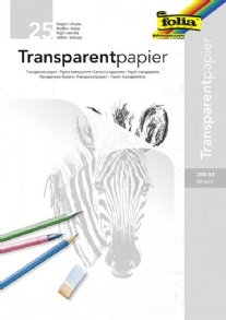 Transparantpapier/Calqueerpapier, 80gr, 25 vel, A3