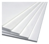 Foamboard, wit, 10 mm, 50x70cm, 2 vel
