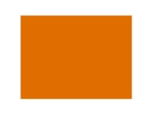 Tekenpapier, 130gr, 50x70cm, 25 vel oranje