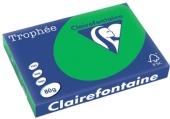 Clairfontaine teken-/offsetpapier 80gr A4 500vel biljartgroen