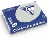 Clairfontaine teken-/offsetpapier 80gr A4 500vel staalgrijs