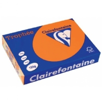 Clairfontaine teken-/offsetpapier 120gr A4 250vel fel-oranje