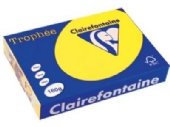 Clairfontaine teken-/offsetpapier 160gr A4 250vel zonnegeel