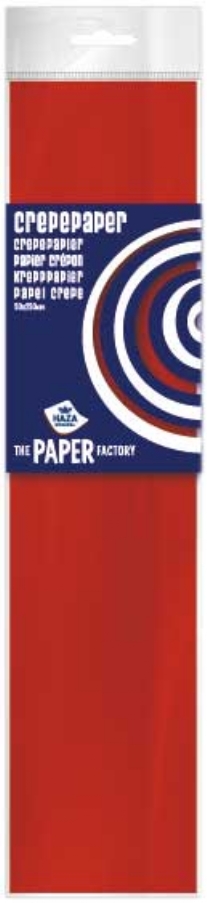 Haza crepepapier 50x250cm  rood