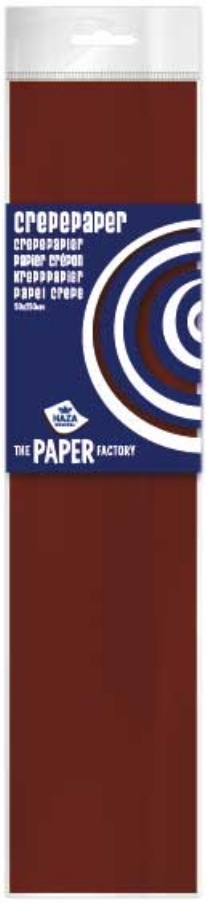 Haza crepepapier 50x250cm bruin