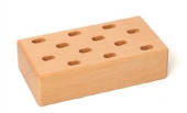 Houten scharenblok 12-gaats