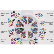 OP=OP Nestelringen/eyelets assortiment 406 stuks