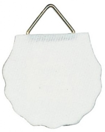 Plakhaakjes/schilderijhangers, 30mm, 10 stuks