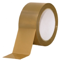 Verpakkingstape/Dozentape, 50mm x 66 meter, bruin