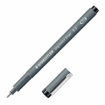 Steadtler pigmentliner, fineliner, zwart, 0.3 mm