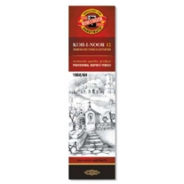 Koh-I-Noor Hardtmuth grafietpotloden, 2H, 12 stuks